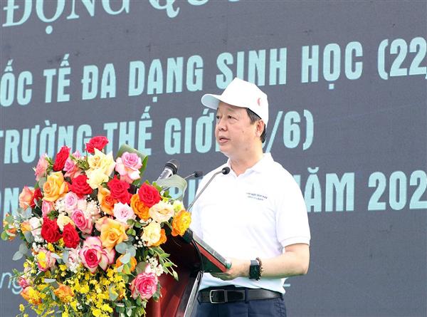 Bài phát biểu Bộ trưởng Trần Hồng Hà tại Lễ phát động Quốc gia hưởng ứng Lễ phát động ngày Đa dạng sinh học, Ngày Môi trường thế giới 2022